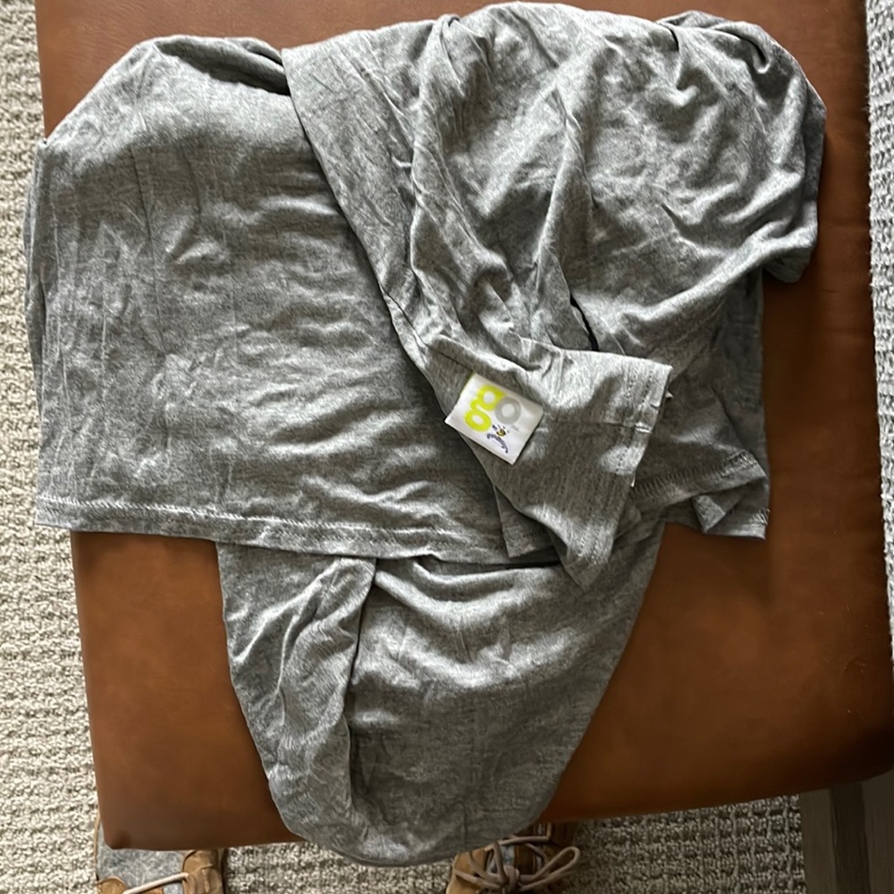 Go Goldbug Gray Baby Infant Carseat and Nursing Cover Stretchy